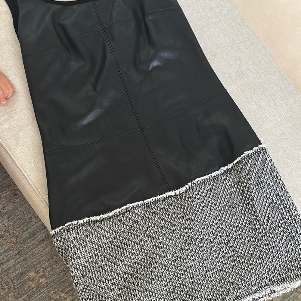 Anthropologie Black and White Dress
